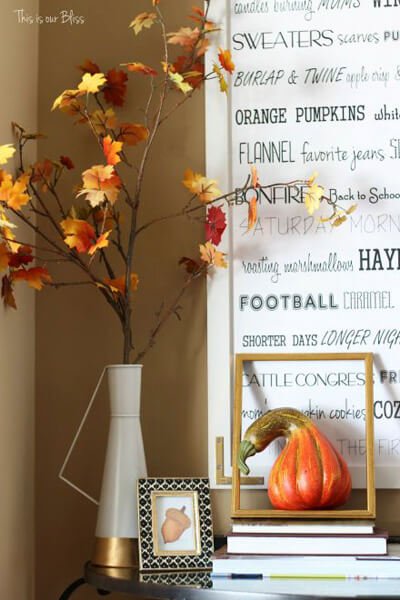 Fall Decorating Idea by The Crazy Craft Lady - Shutterfly.com