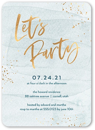 let's party invitations