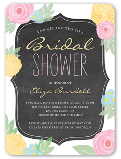 Pretty Bridal Shower Invitation Templates & Theme Inspiration