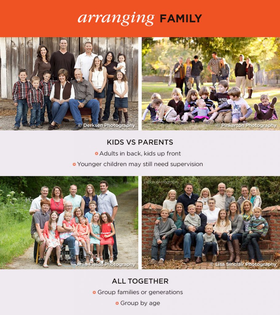 20 Creative & Simple Large Family Photo Ideas | Shutterfly