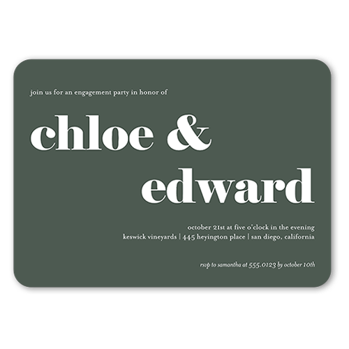 engagement party invitation