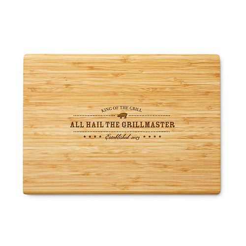 king of the grill cutting board