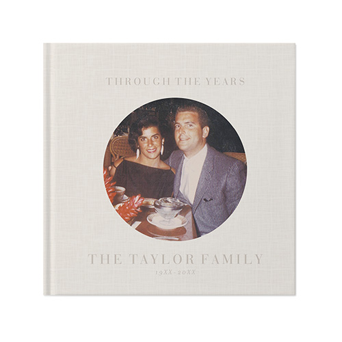 through the years family photo book