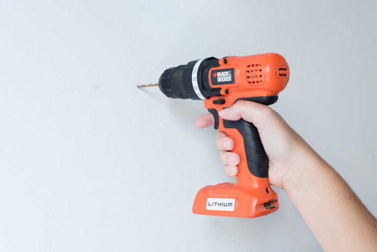 Drilling holes for metal art