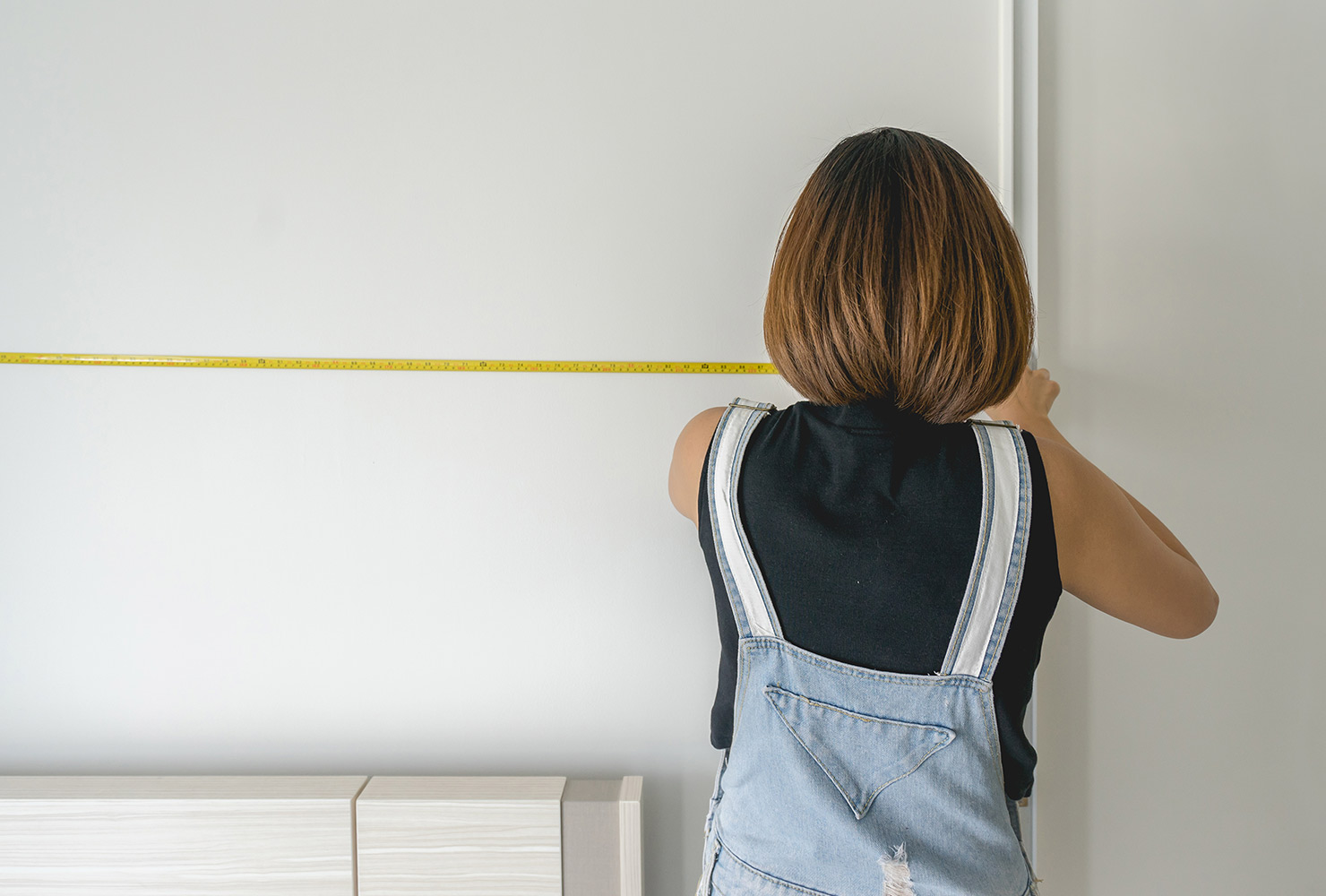 Person measuring space