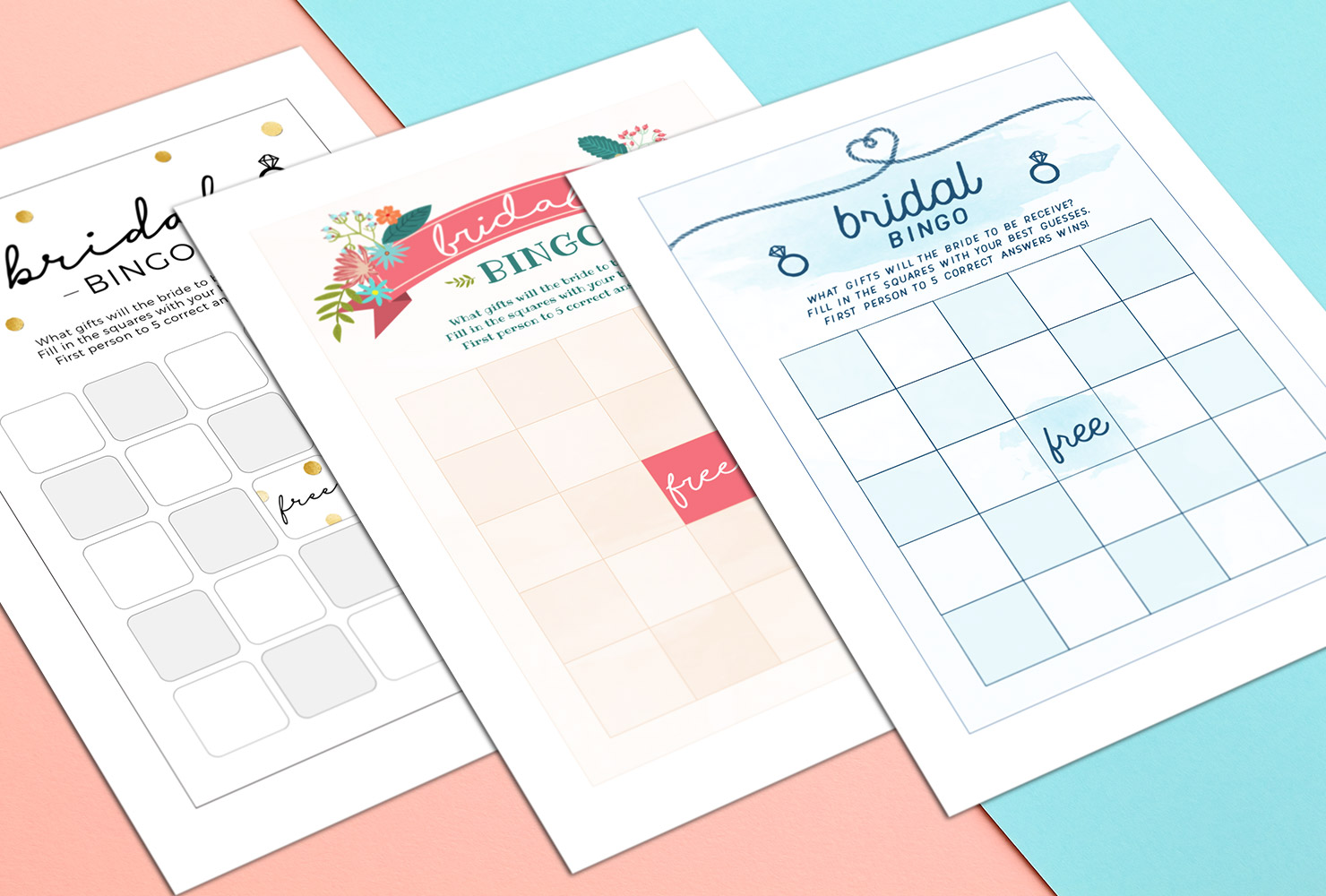 How To Play Bridal Shower Bingo (with Printables) 