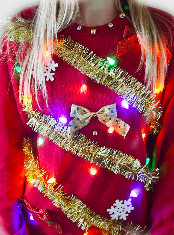 25 DIY Ugly Christmas Sweater Ideas + Instructions | Shutterfly