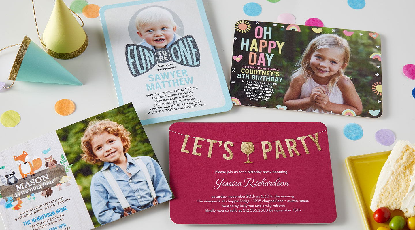 Birthday Card Sizes For Every Need + Party Planning Tips | Shutterfly