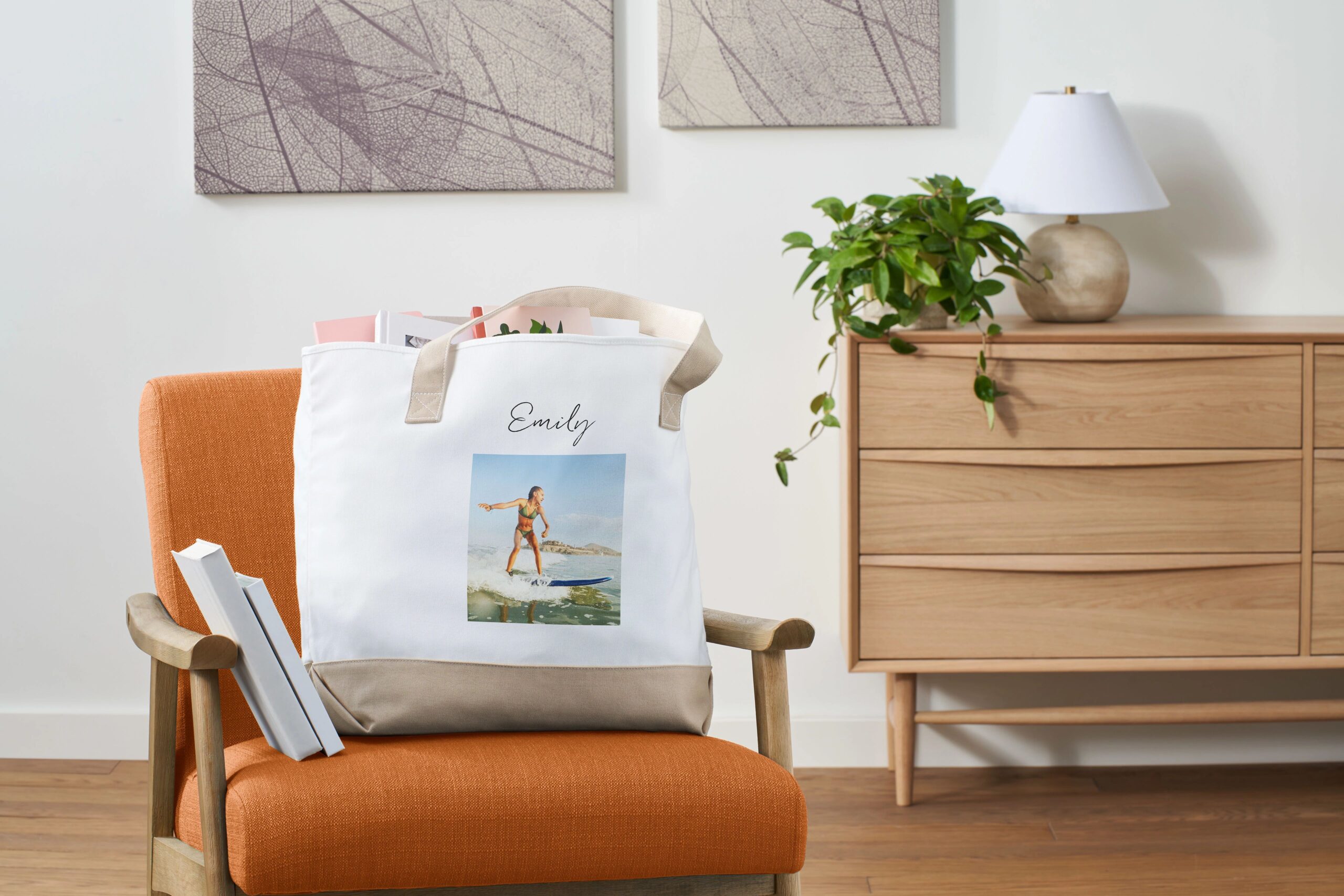 large canvas tote bag
