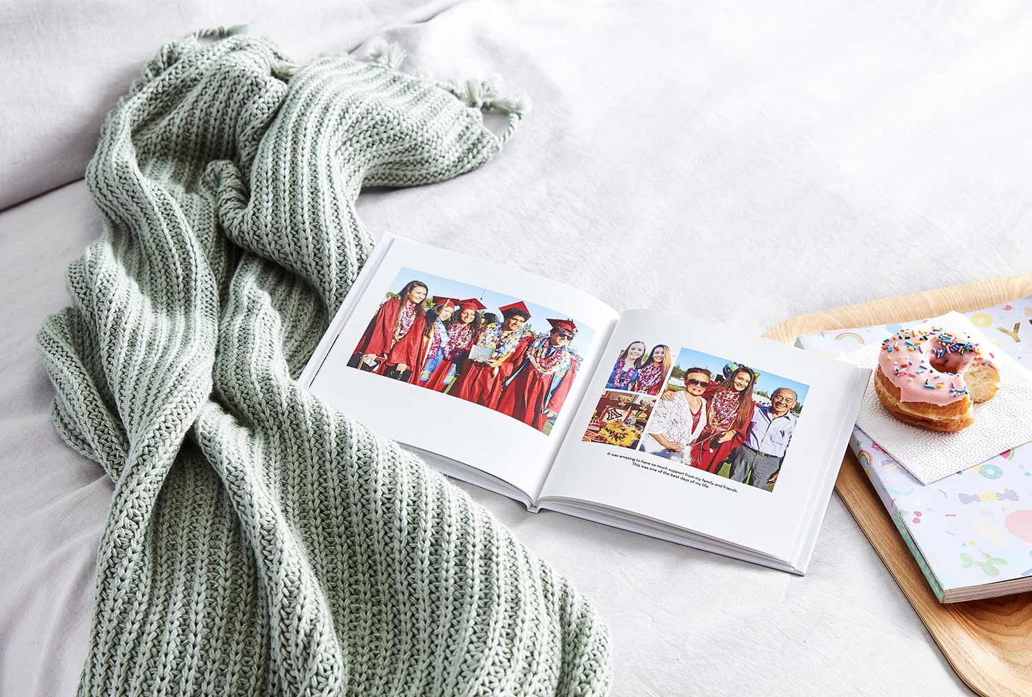 hardcover graduation photo book with high quality photo book images