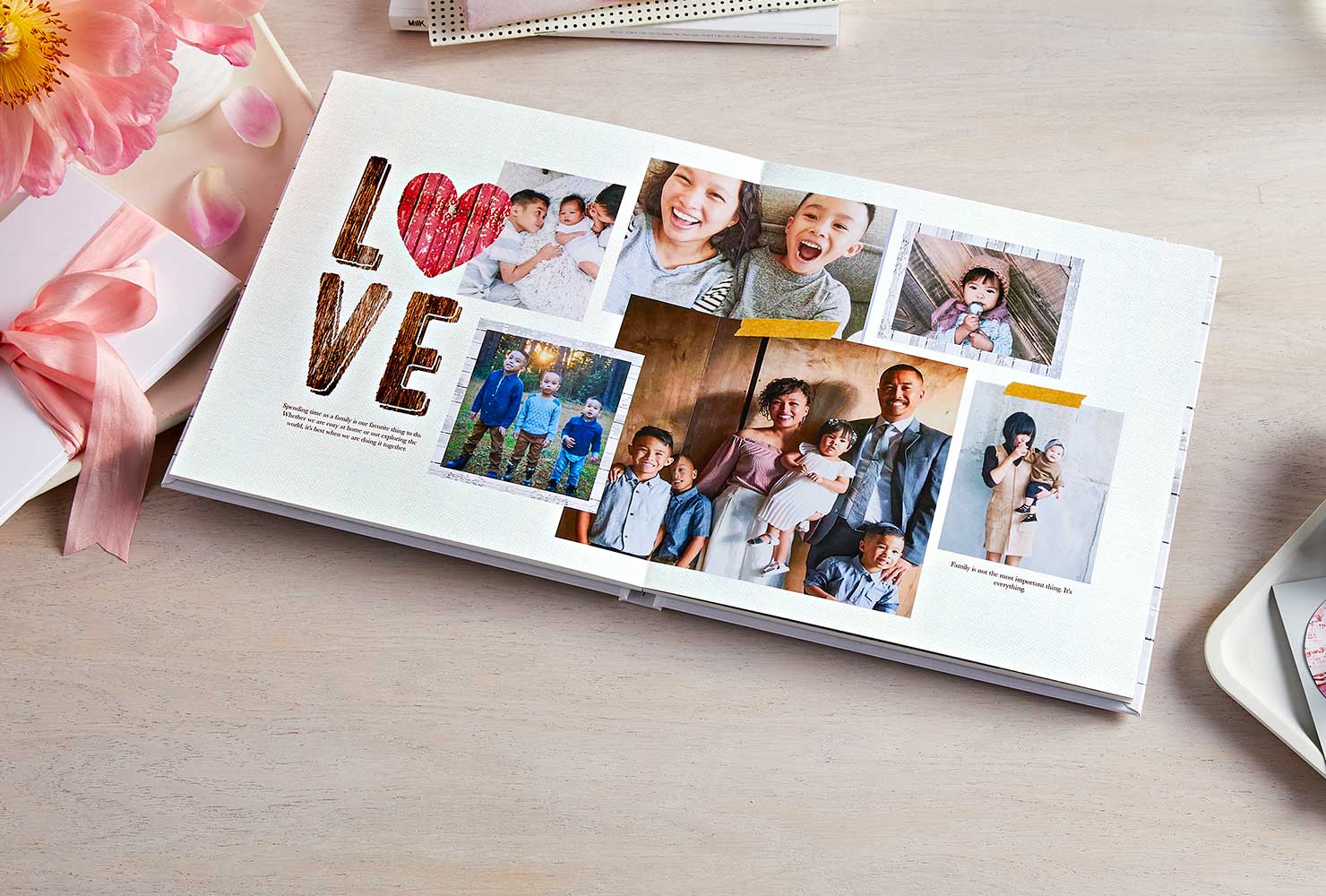 Family themed photo book.