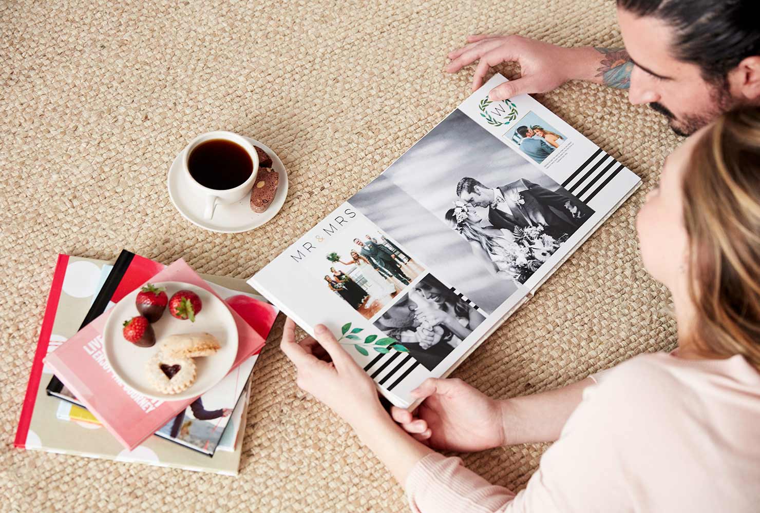 Wedding photo book.