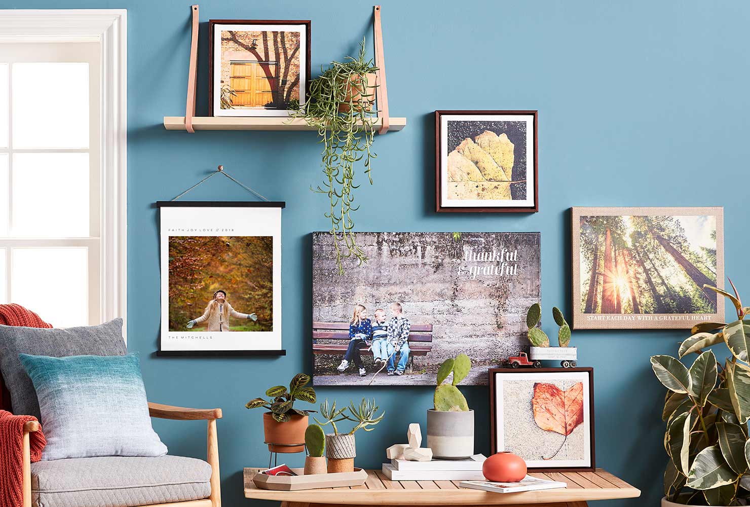 DIY photo gallery wall