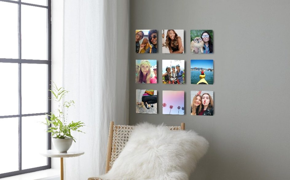 personalized photo tiles