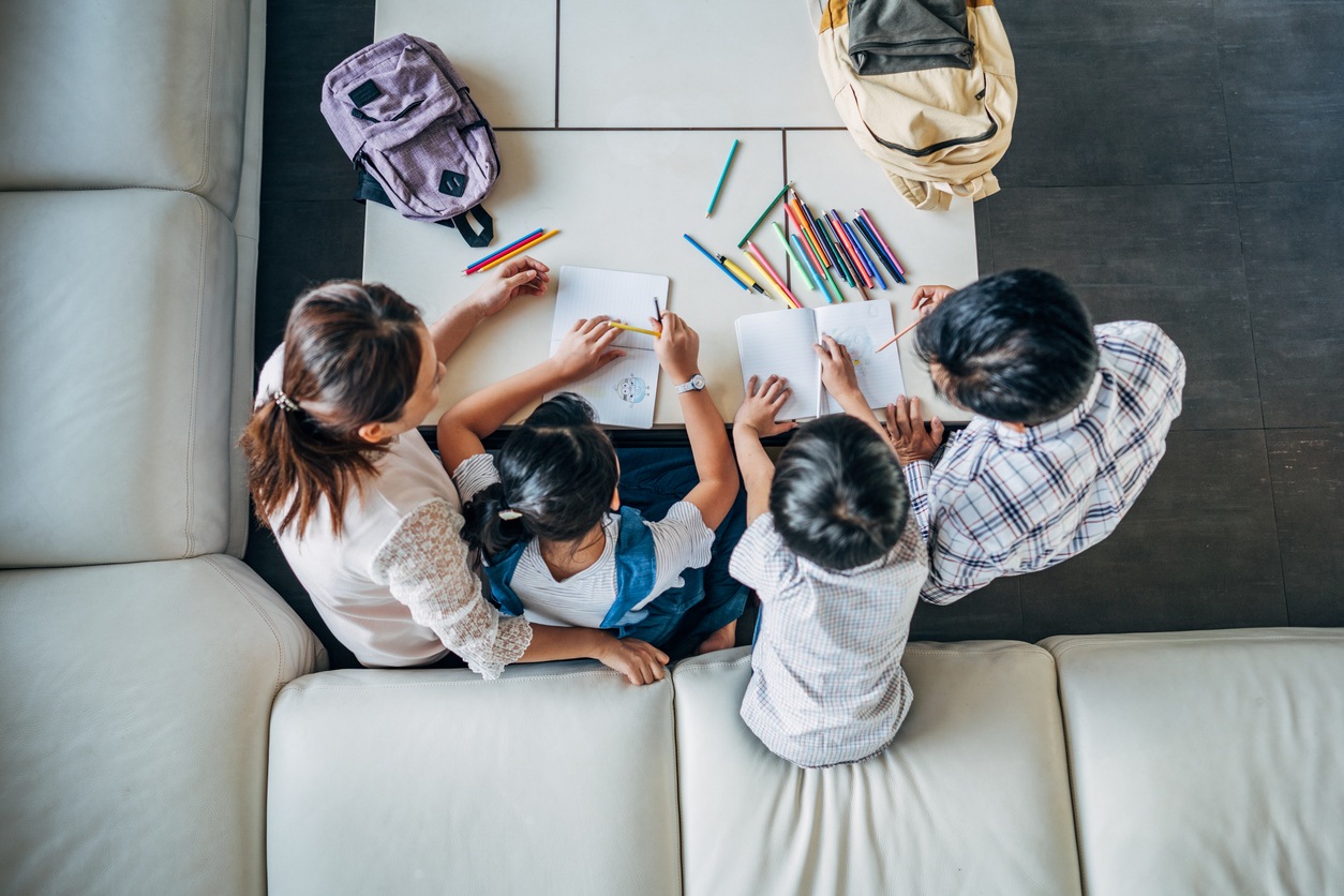 family homeschooling setting goals