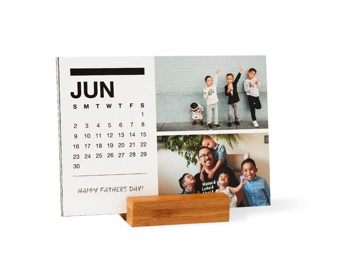 easel calendar for father's day