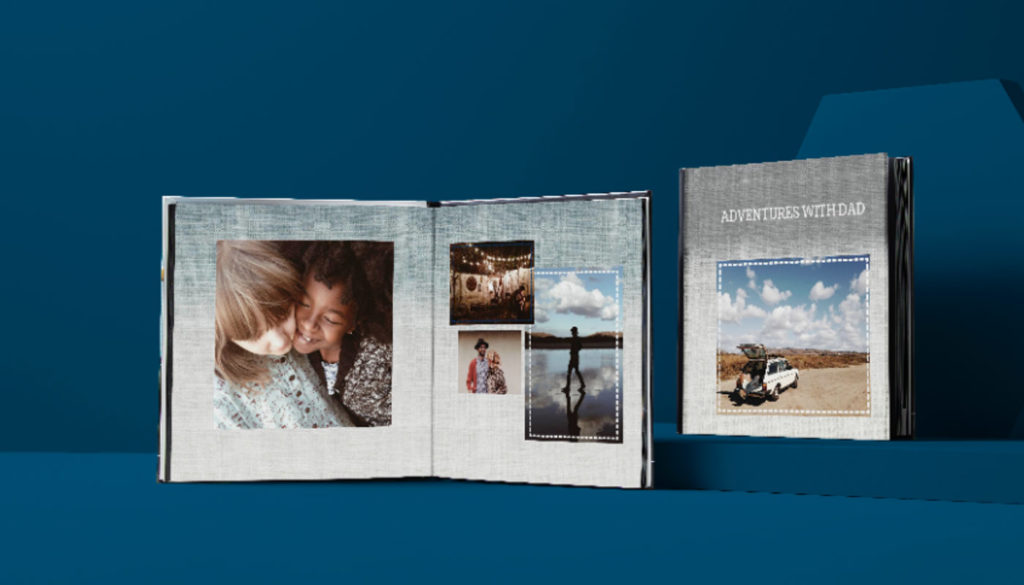Custom holiday photo books