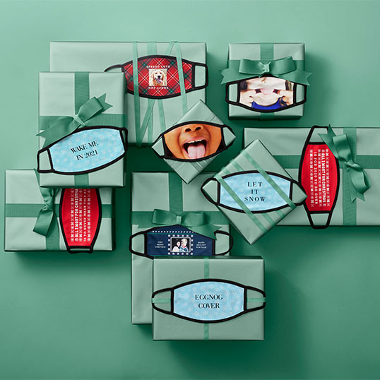 Personalized face mask with different
