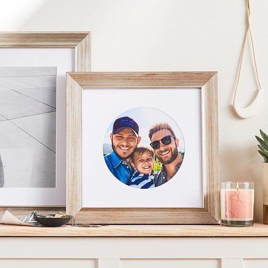 Framed art print in different colors and sizes