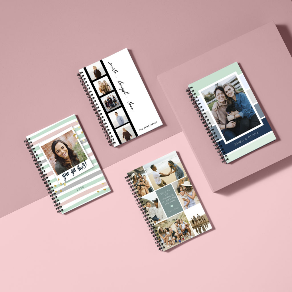 Personalized notebook with different styles and variety