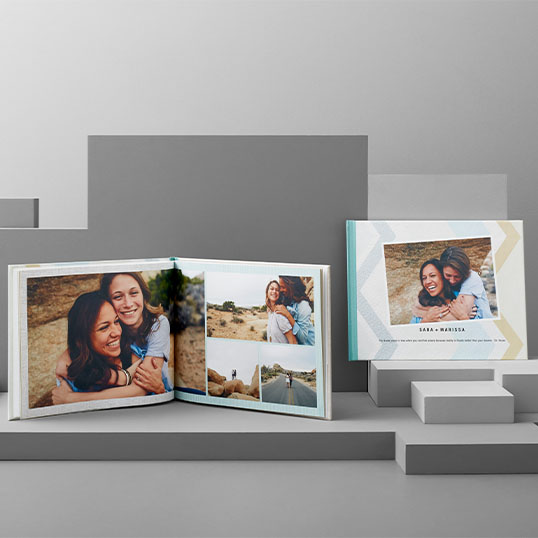 Photo books to start the year with different layouts and sizes