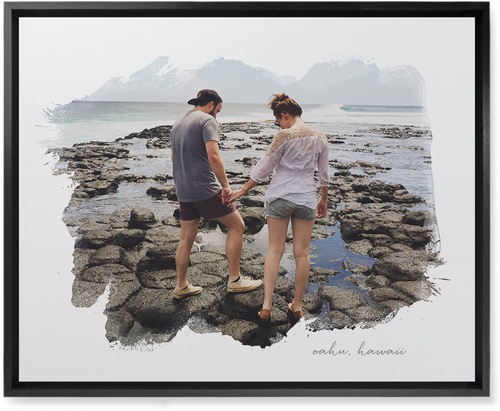 mounted wall prints with frame of family with the words home in the corner