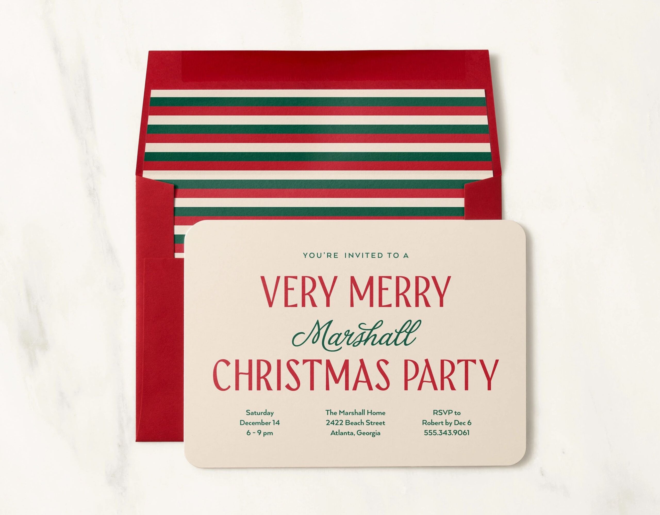 christmas party invitation