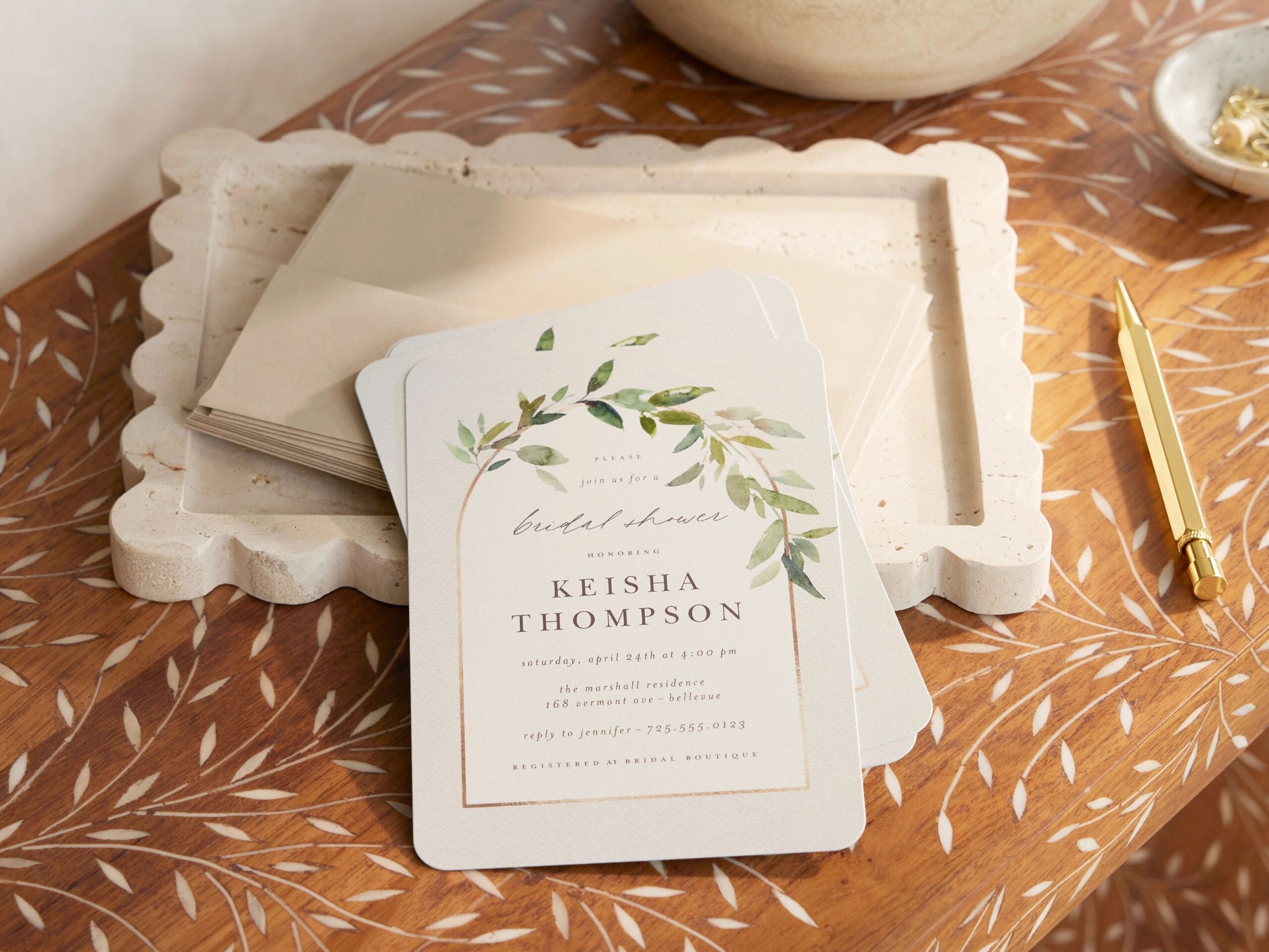 bridal shower invitation