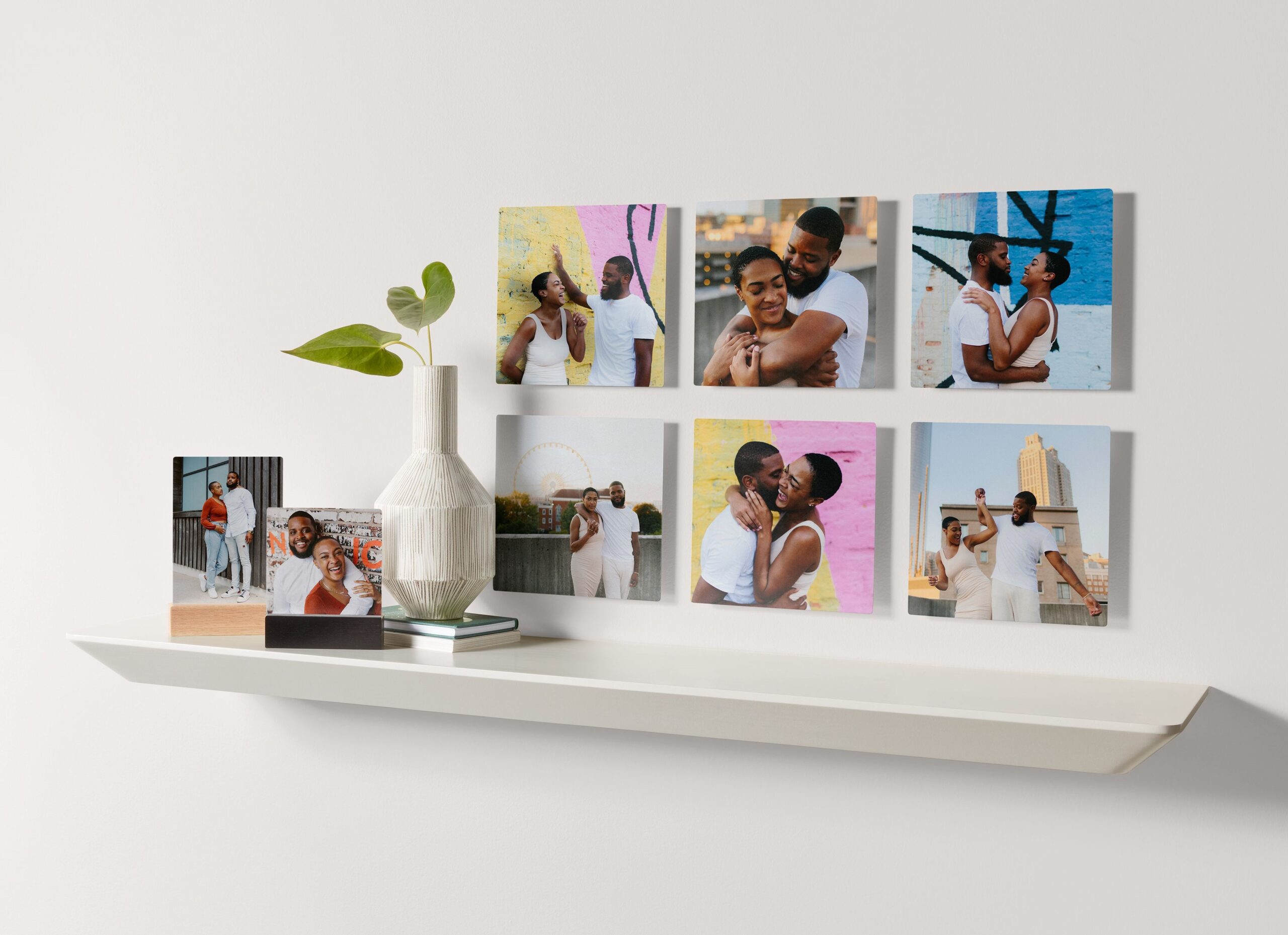 metal photo tiles