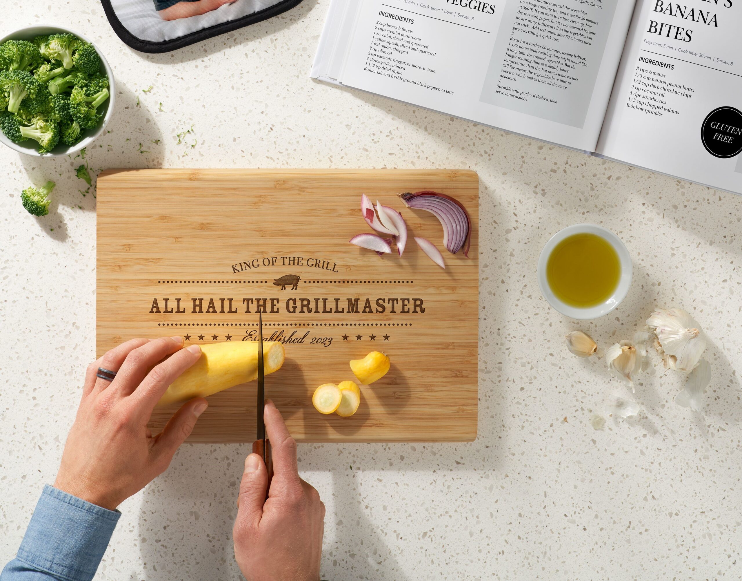 father's day cutting board