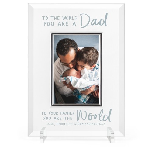 father's day glass picture frame