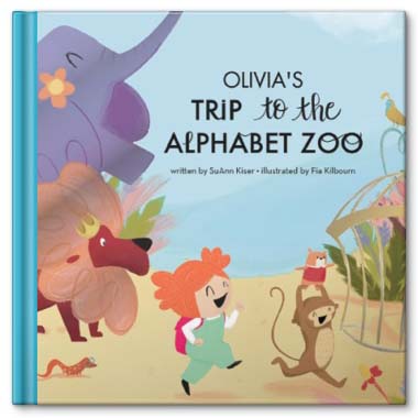 Personalized story book for kids with photos and designs