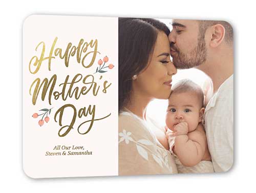 Happy Mothers Day quotes on a greeting card