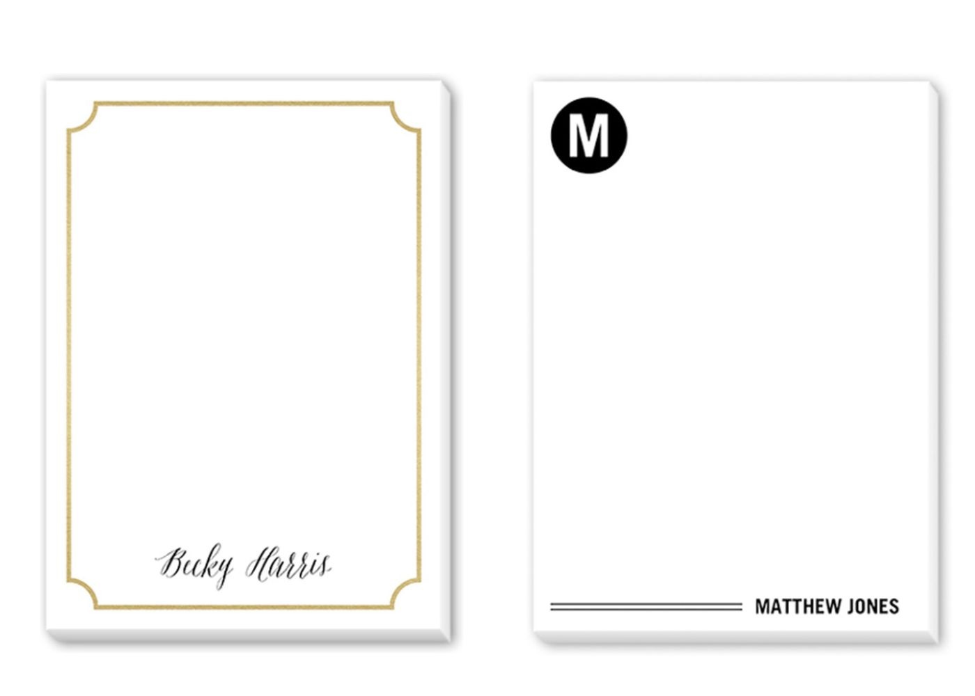 custom notepads