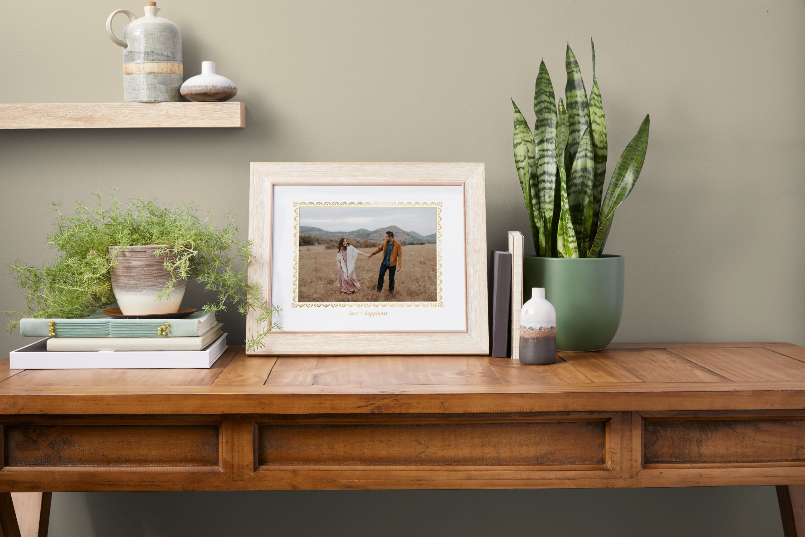 rustic photo frame