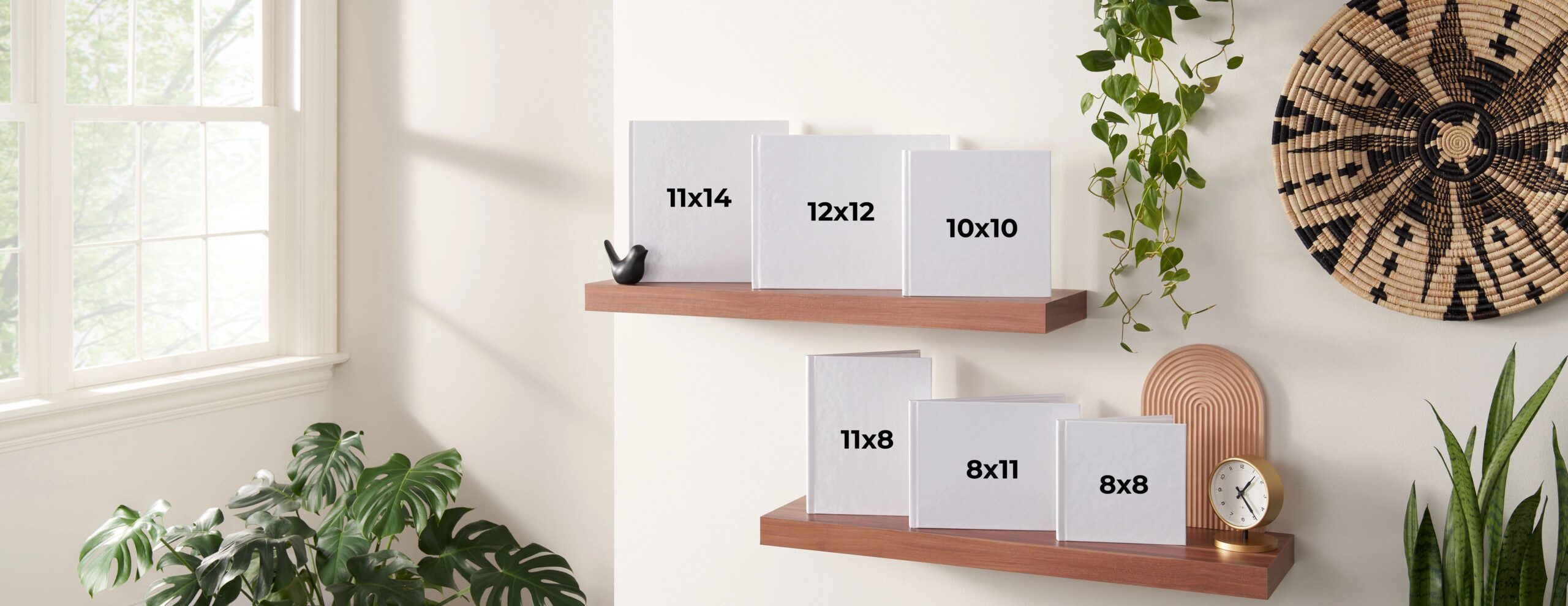 all the different photo book sizes