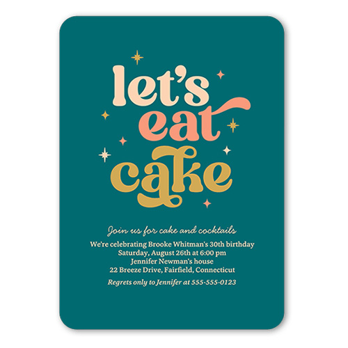 30th birthday invitation