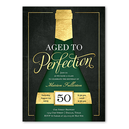 50th birthday invitation