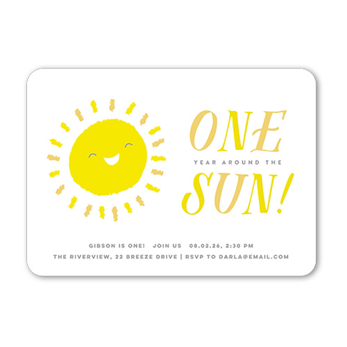 first birthday invitation