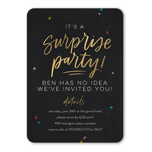 surprise birthday party invitation