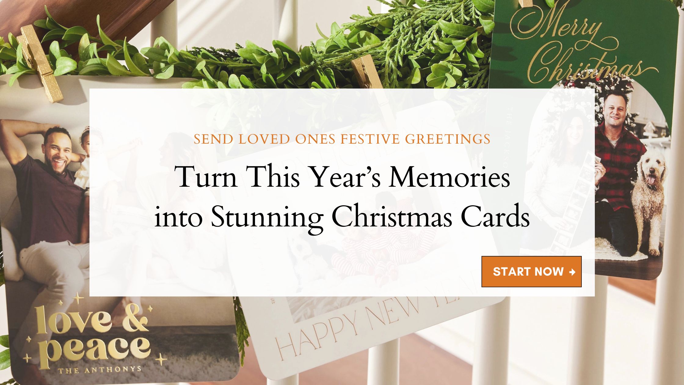 Turn this year's memories into stunning christmas cards