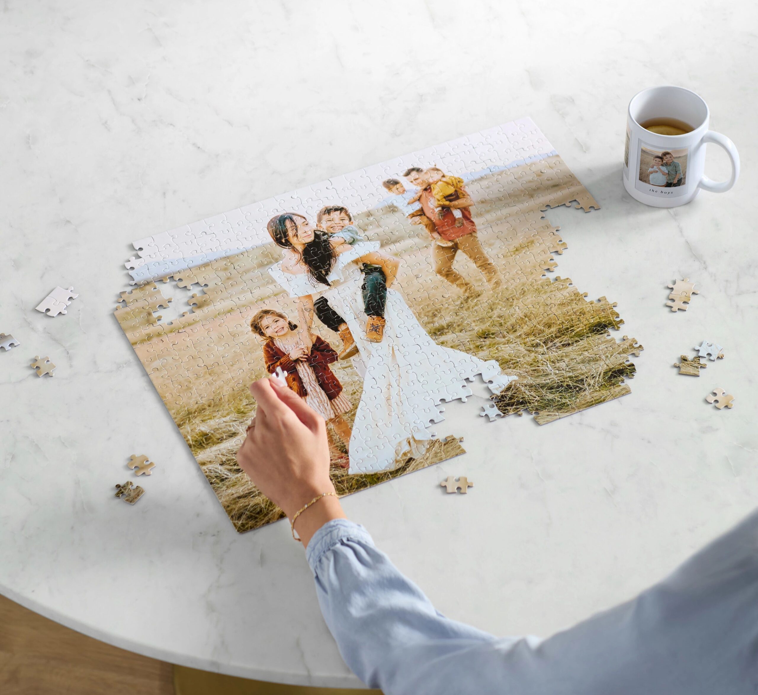 family photo puzzle
