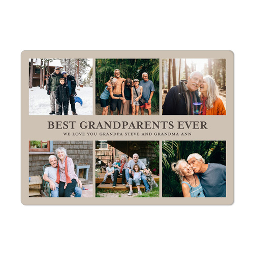 grandparents photo magnet