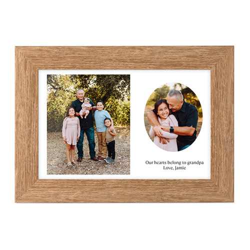 grandpa tabletop framed print