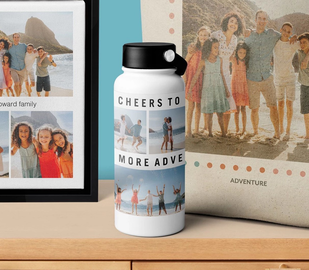 custom water bottle with photos