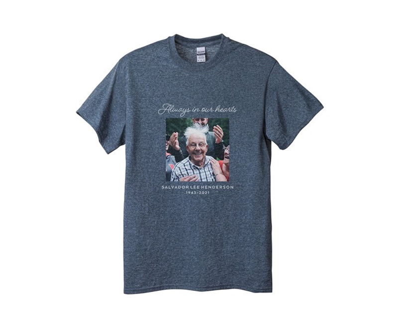 custom memorial t-shirt