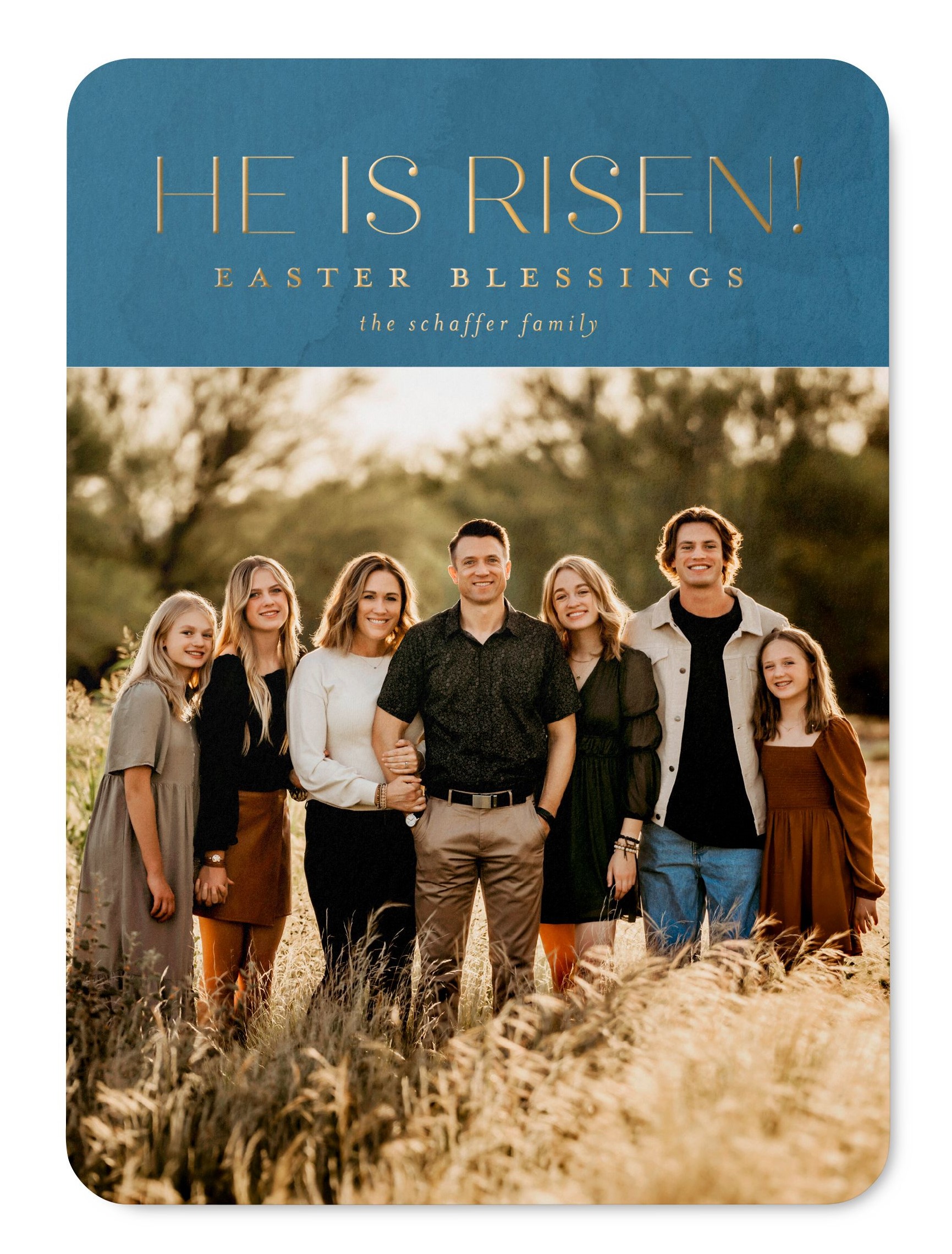 easter photo card