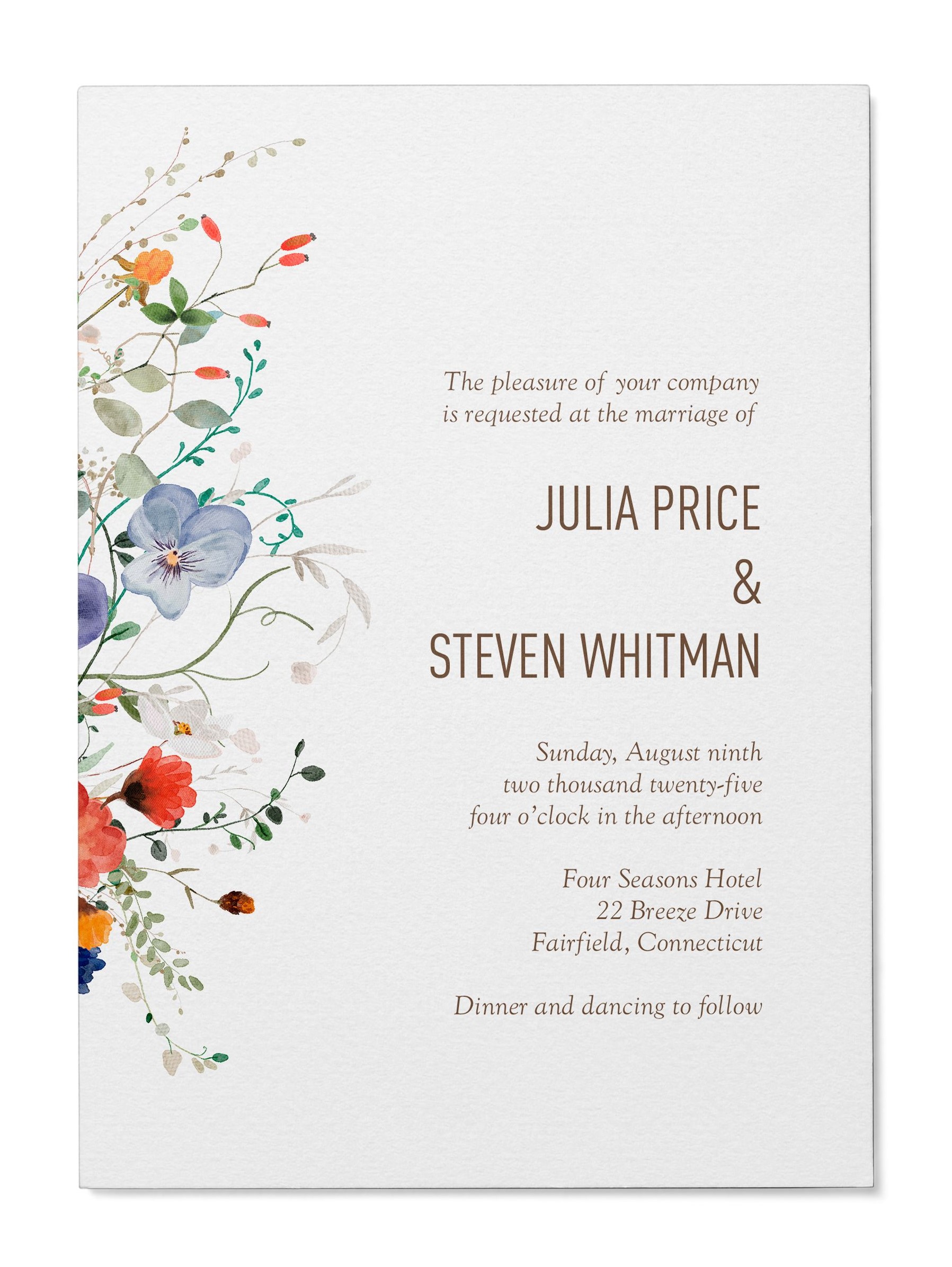 Formal Wedding Invitations: Wording \u0026 Design Tips | Shutterfly, image size:1797x2392