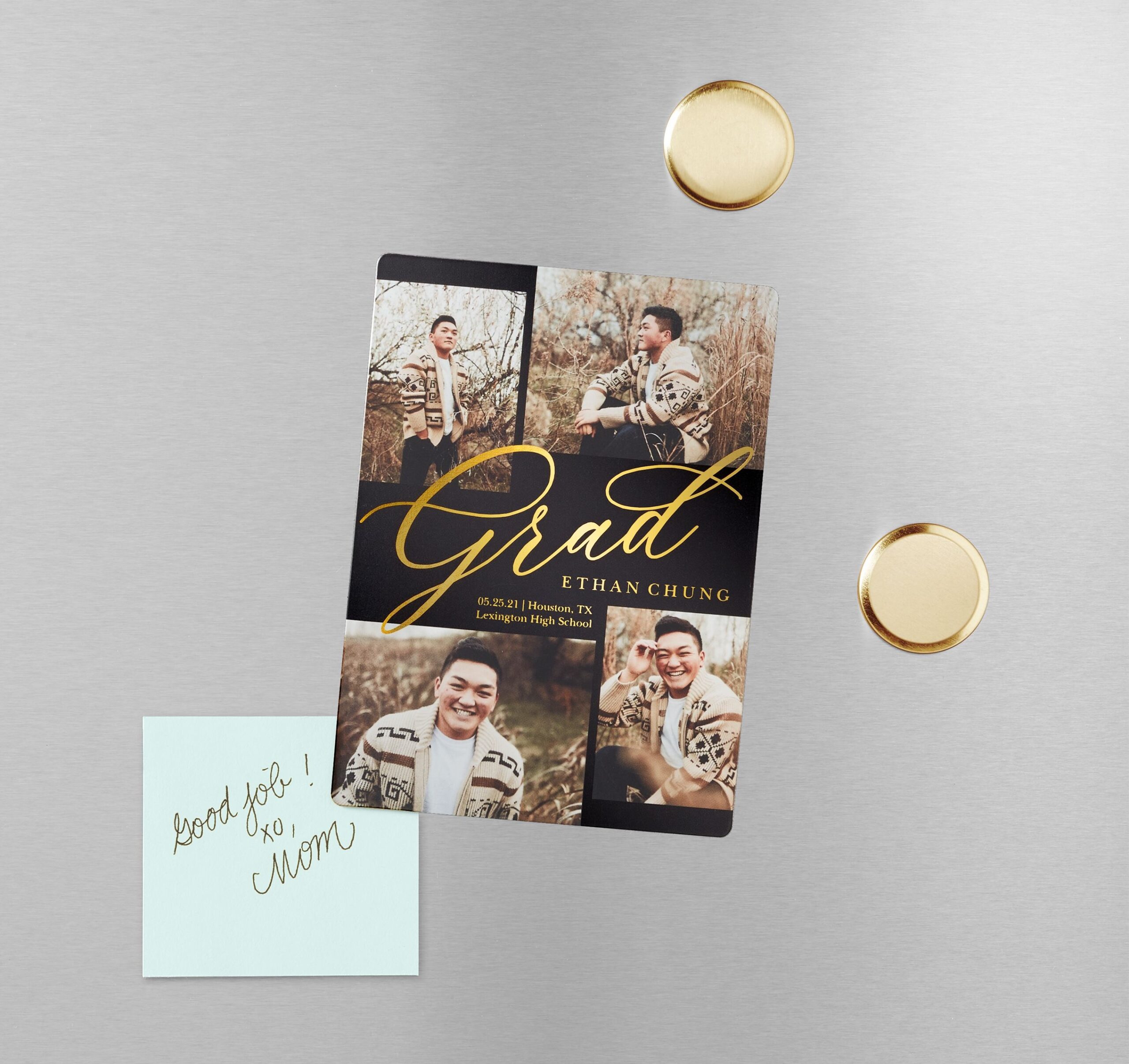 photo magnet for a graduate