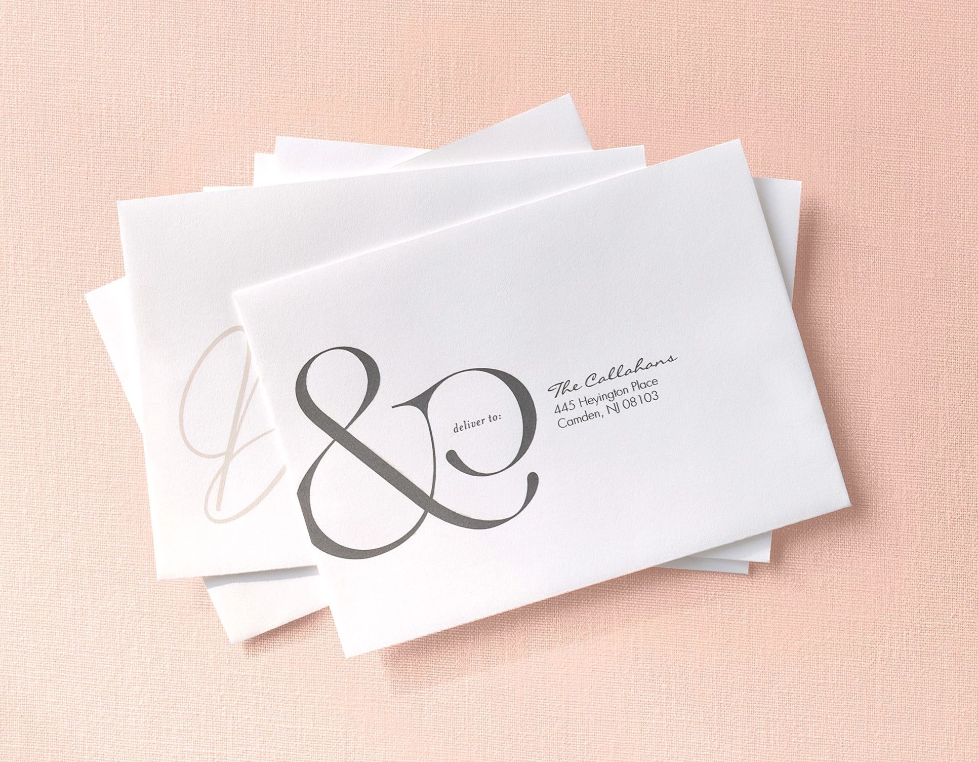 addressed envelope for wedding invitation